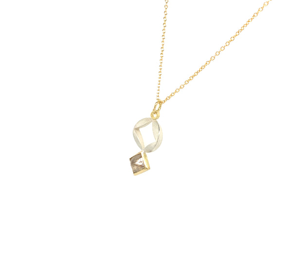 Argyle Champagne Diamond 'Diamond' Necklace