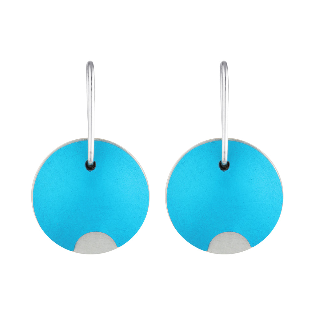 Turquoise Anodised aluminium earrings