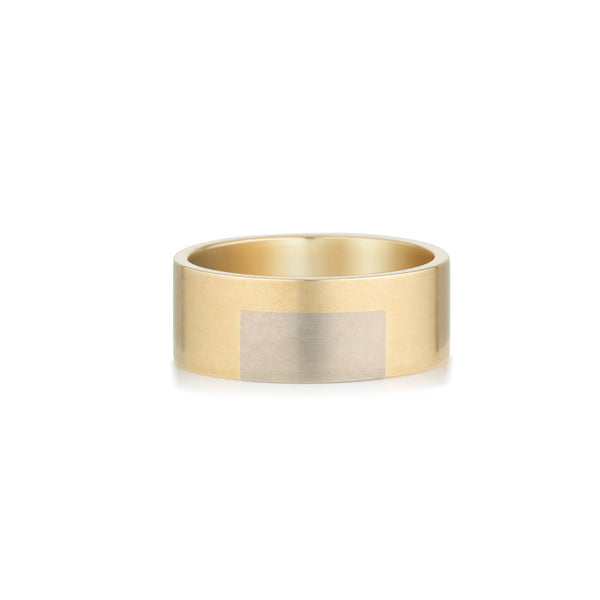 Married metal rectangular insert ring.jpg